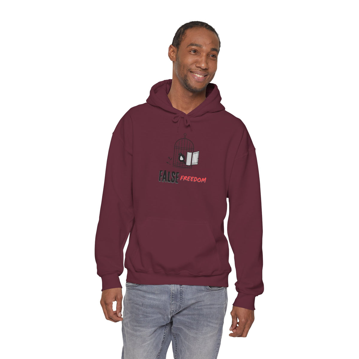 FALSE FREEDOM Hoodie Premium Design SKIALFA Unisex