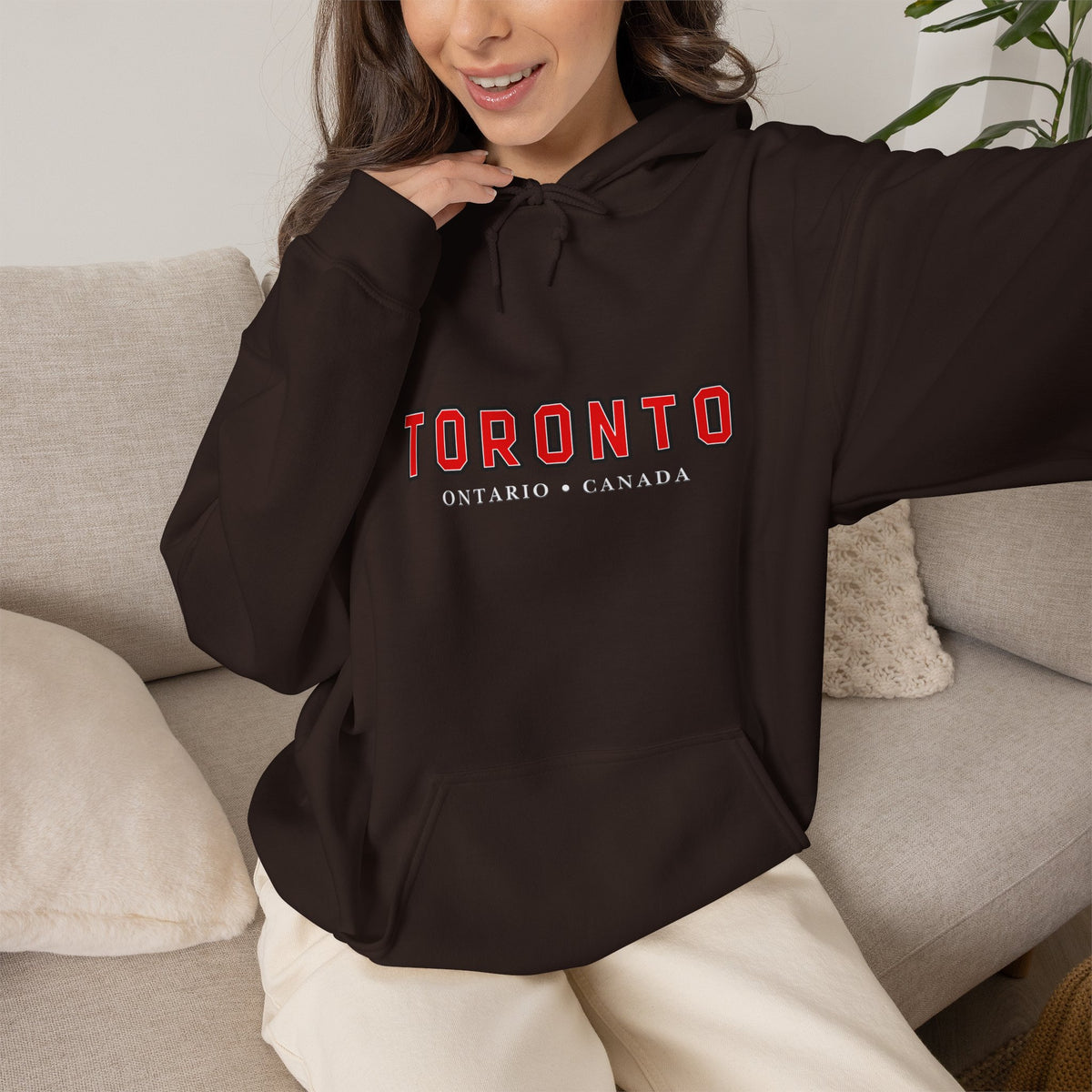 TORONTO ONTARIO Hoodie Premium Design SKIALFA Unisex