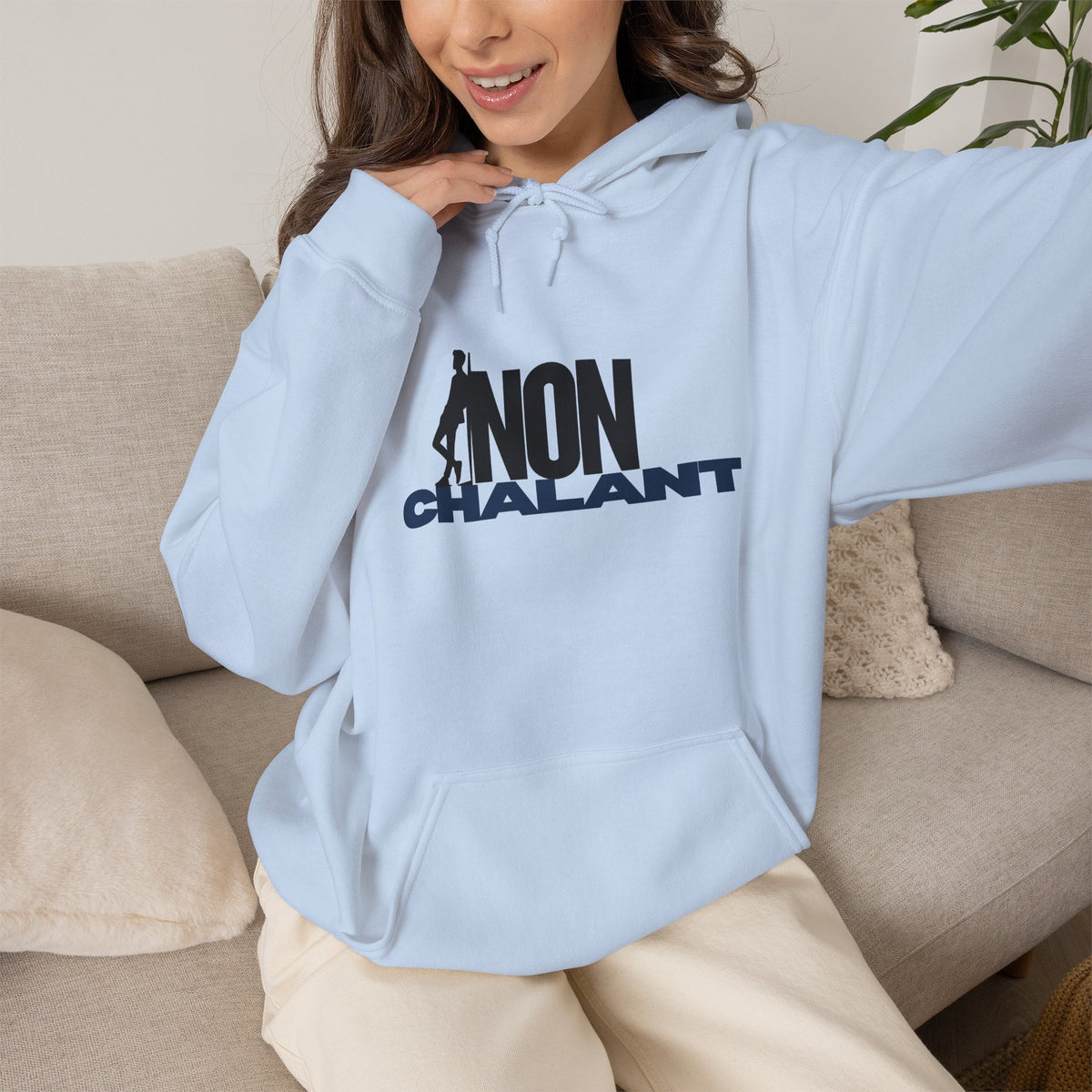 NONCHALANT Hoodie Premium Design SKIALFA Unisex