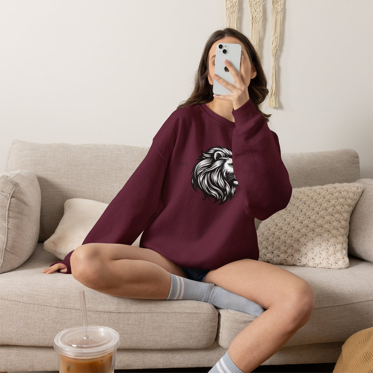 SOVEREIGN Sweatshirt Premium Desingn SKIALFA Unisex