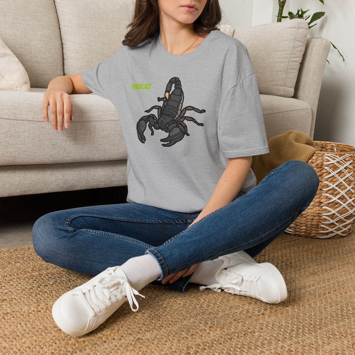 THREAT Scorpion T-Shirt Premium Design SKIALFA Unisex
