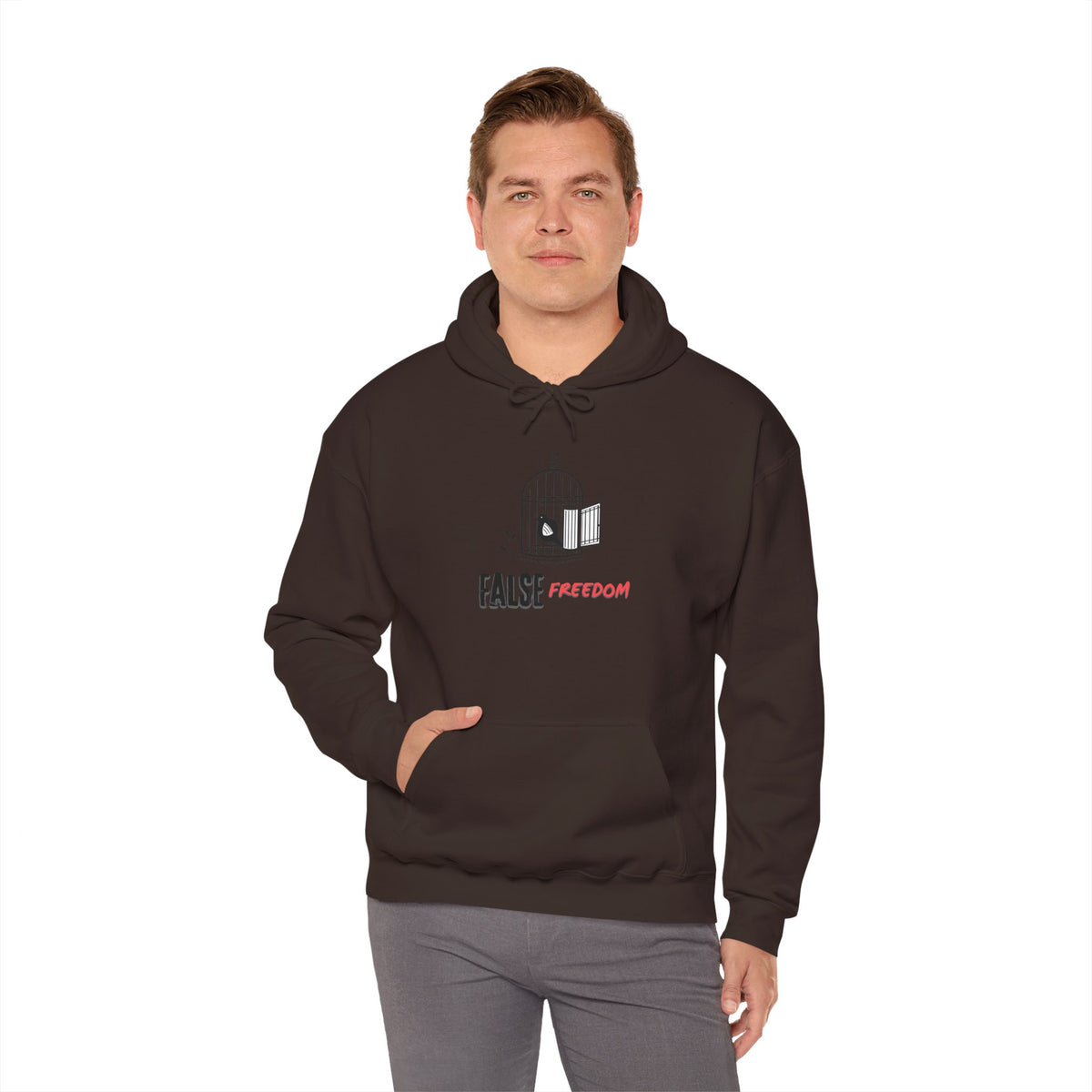 FALSE FREEDOM Hoodie Premium Design SKIALFA Unisex
