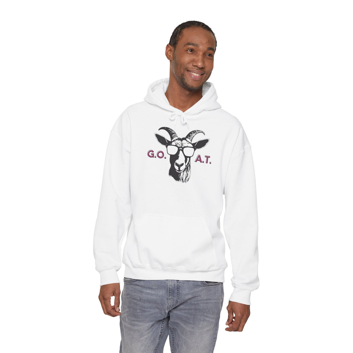 G.O.A.T. GOAT HEAD Hoodie Premium Design SKIALFA Unisex