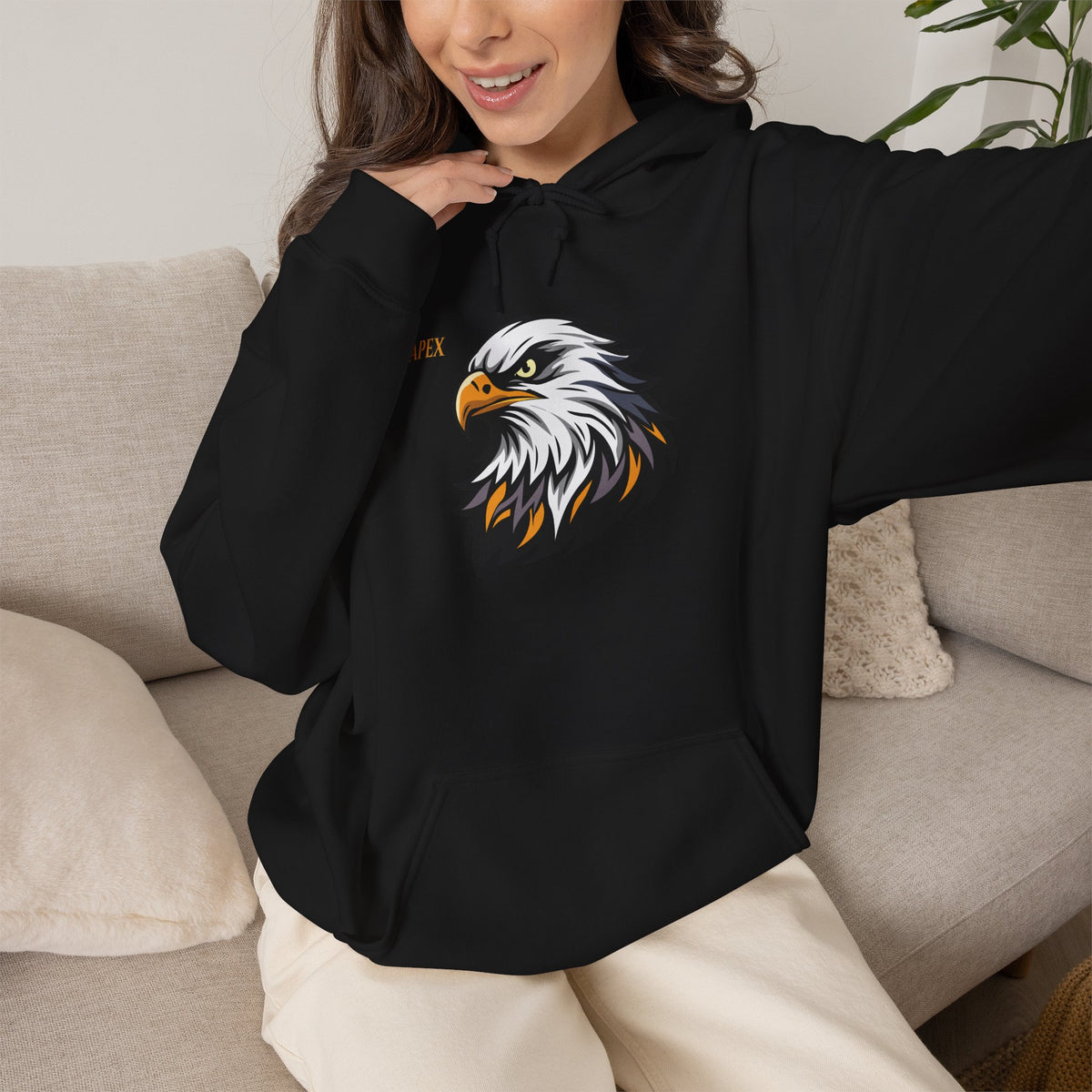 APEX Eagle Hoodie Premium Design SKIALFA Unisex