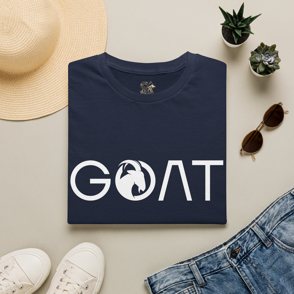 GOAT T-Shirt Premium Design SKIALFA Unisex