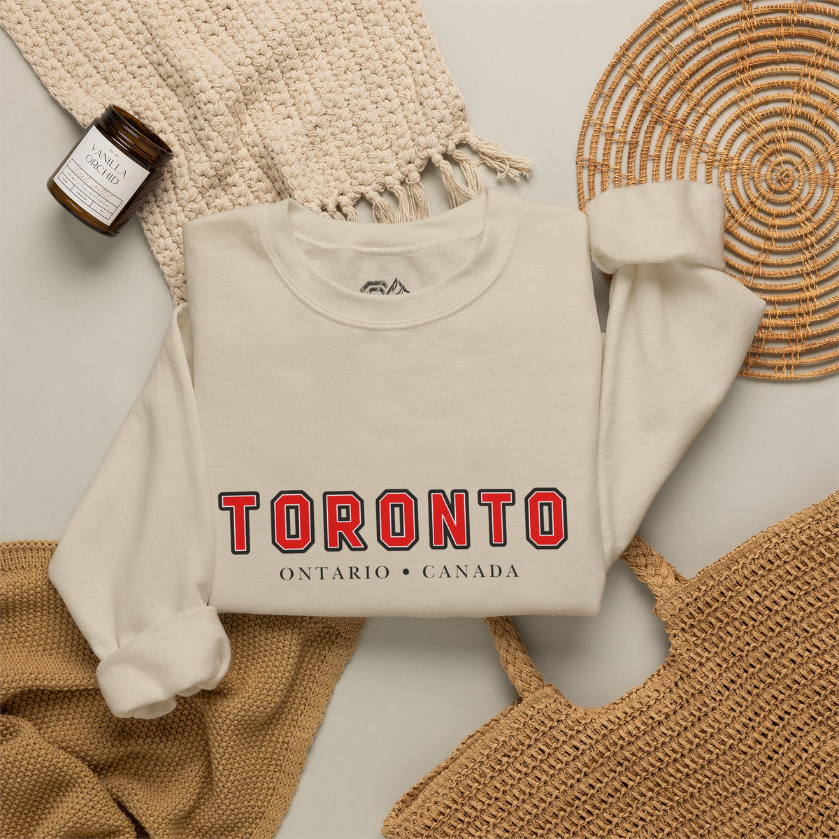 Toronto Canada Sweatshirt Premium Design SKIALFA Unisex