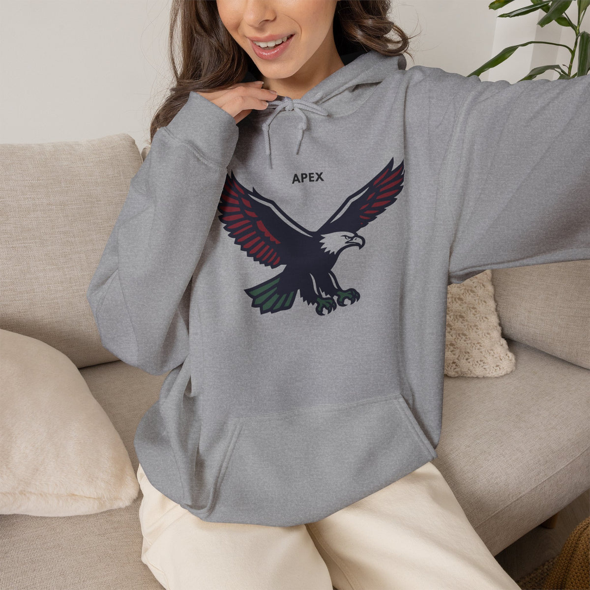 APEX Eagle Hoodie Premium Design SKIALFA Unisex