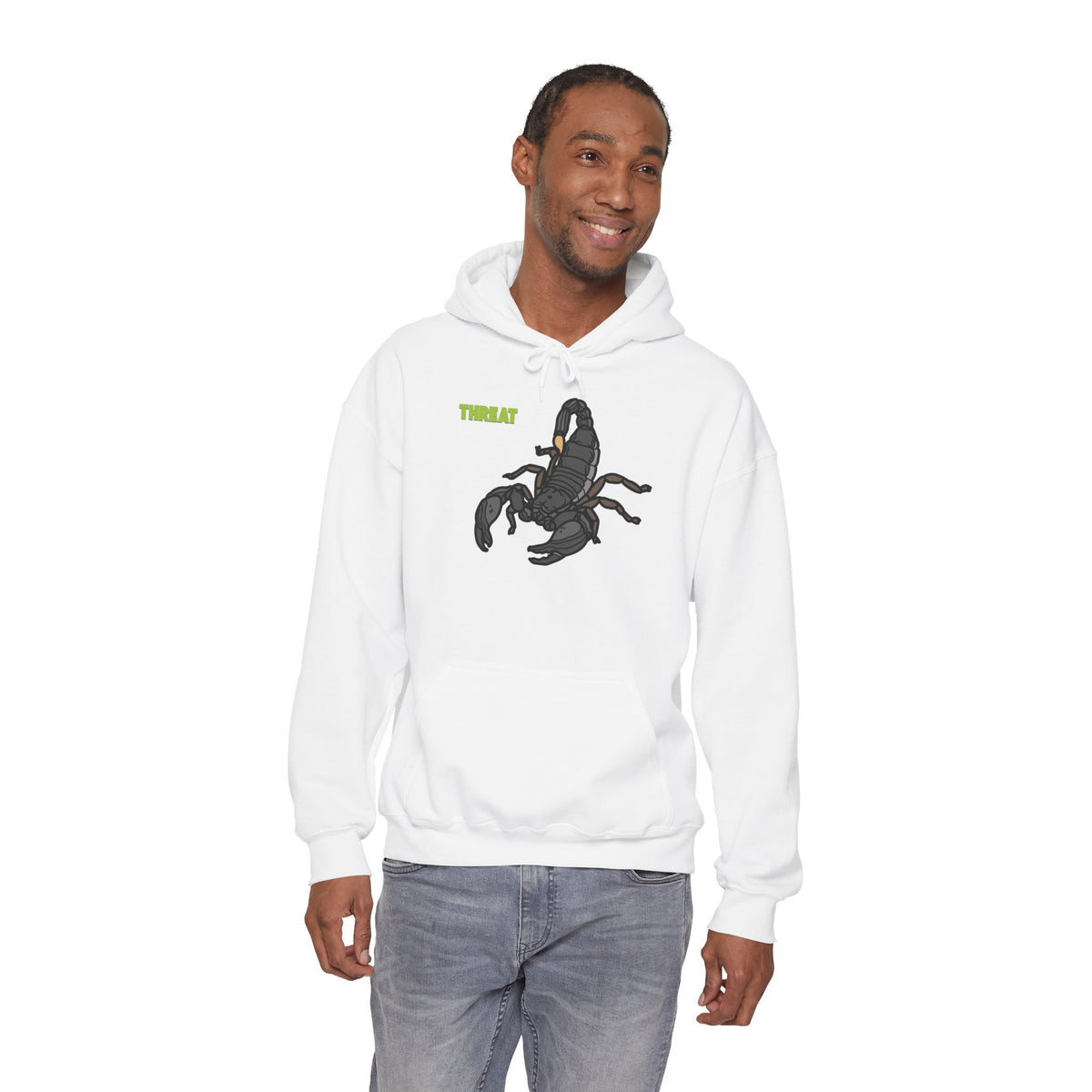THREAT Scorpion Hoodie Premium Design SKIALFA Unisex