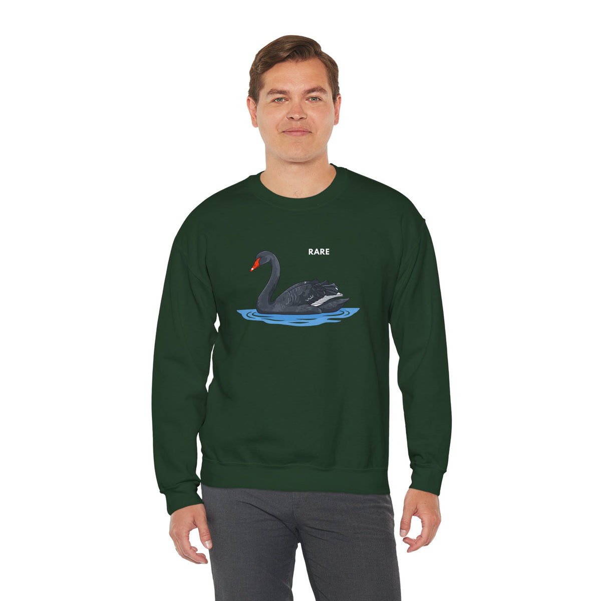 RARE Black Swan Sweatshirt Premium Design SKIALFA Unisex