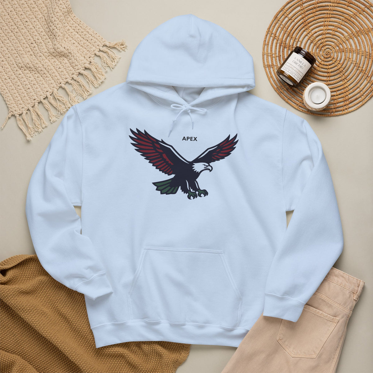 APEX Eagle Hoodie Premium Design SKIALFA Unisex