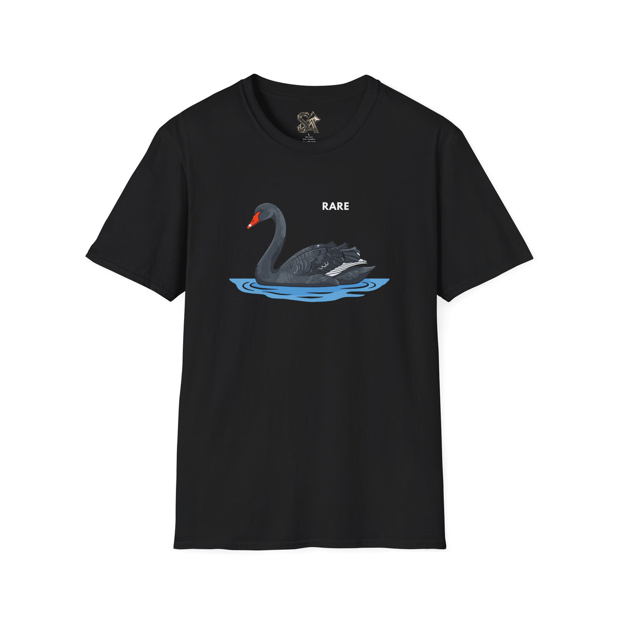 RARE Black Swan T-Shirt Premium Design SKIALFA Unisex