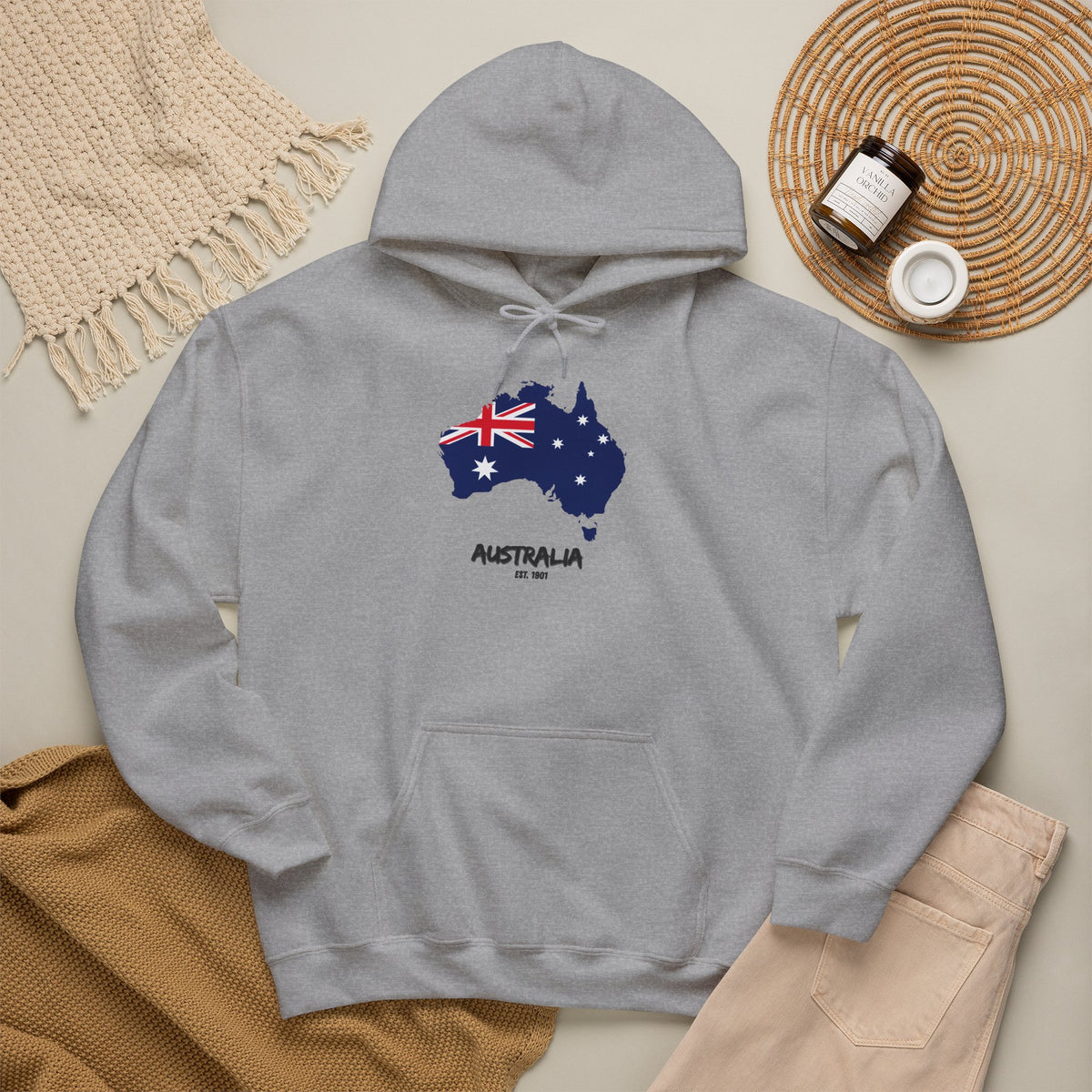AUSTRALIA Hoodie Premium Design SKIALFA Unisex