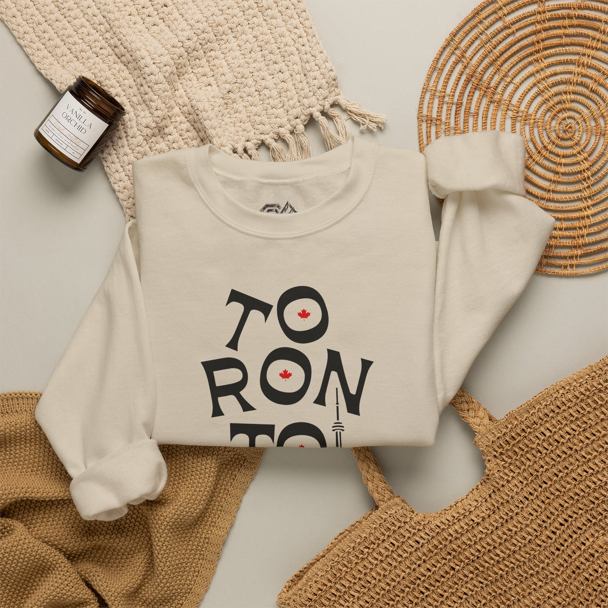 Toronto Sweatshirt Premium Design SKIALFA Unisex