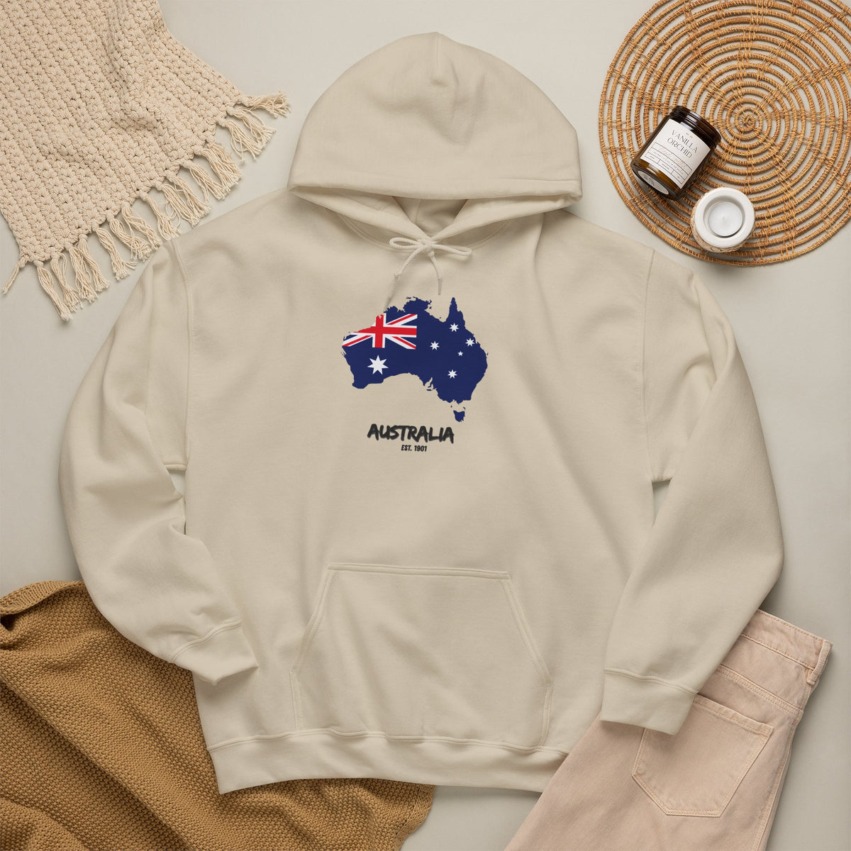 AUSTRALIA Hoodie Premium Design SKIALFA Unisex
