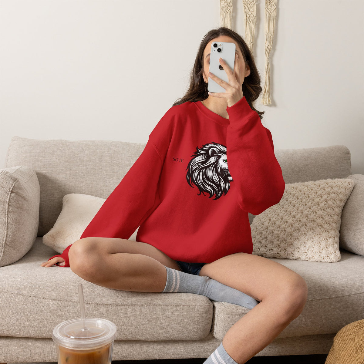 SOVEREIGN Sweatshirt Premium Desingn SKIALFA Unisex