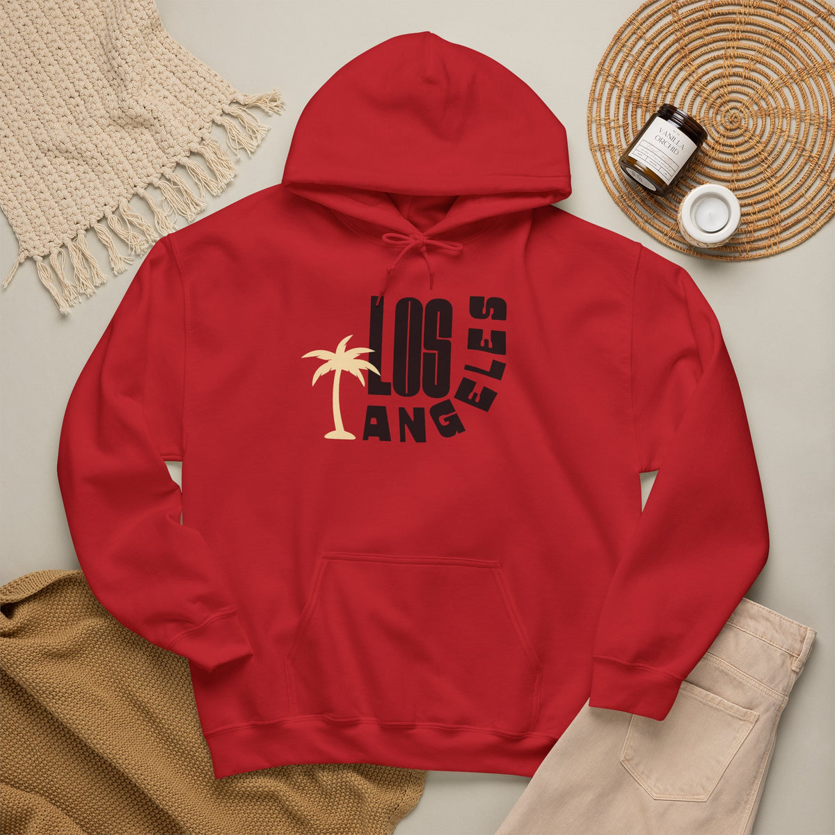 LOS ANGELES Hoodie Premium Design SKIALFA 9Unisex