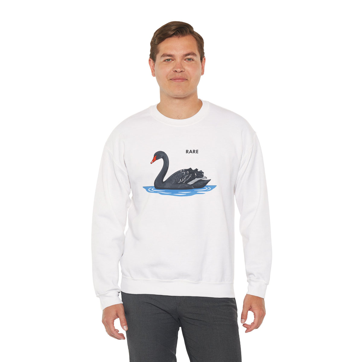 RARE Black Swan Sweatshirt Premium Design SKIALFA Unisex