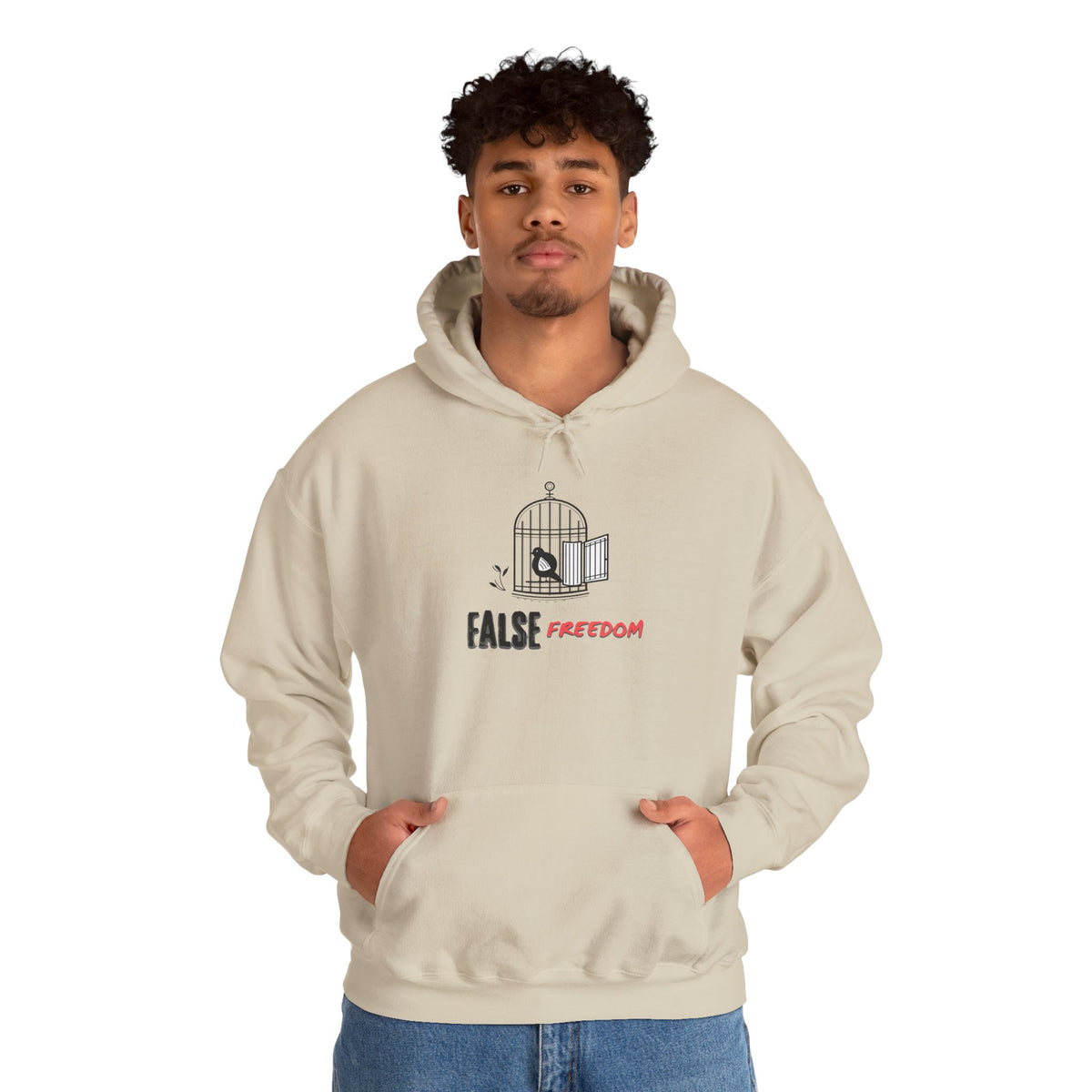 FALSE FREEDOM Hoodie Premium Design SKIALFA Unisex