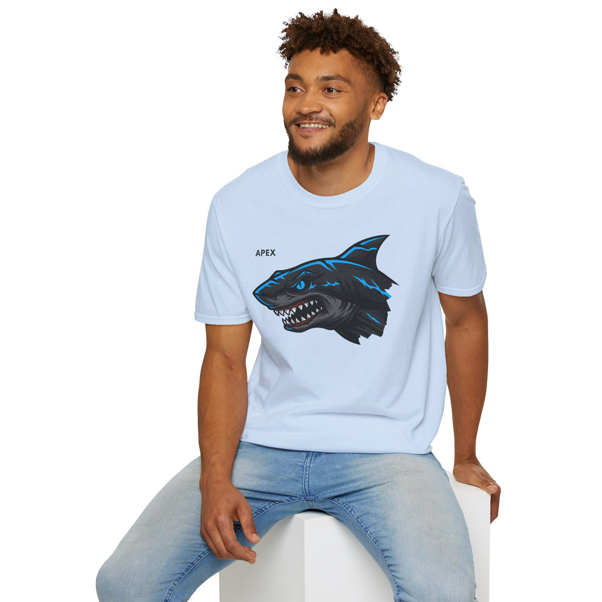 APEX Shark T-Shirt Premium Design SKIALFA Unisex