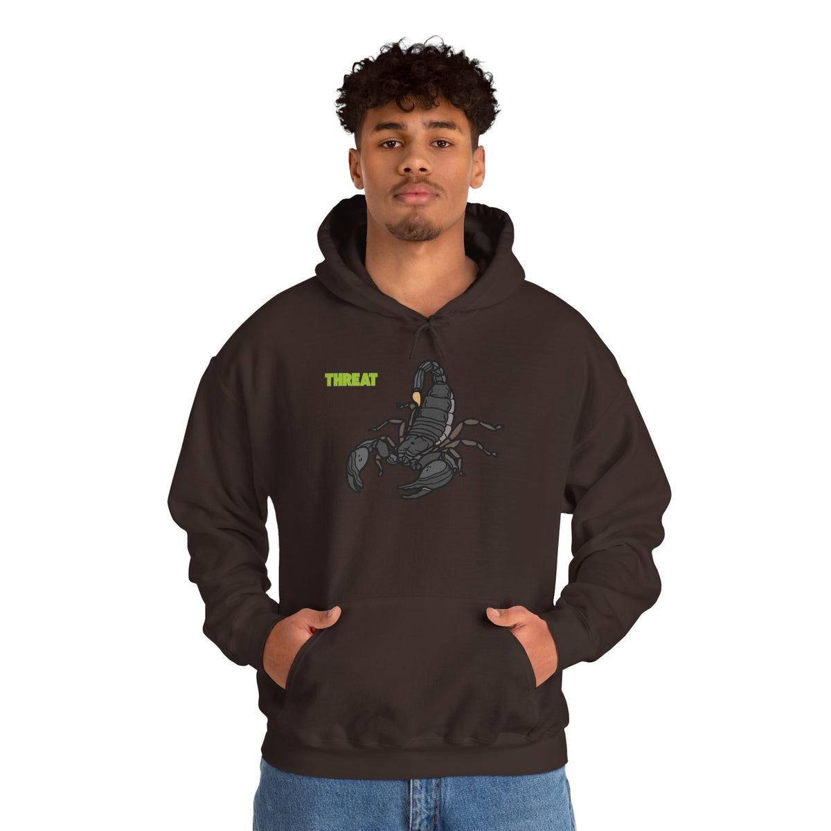 THREAT Scorpion Hoodie Premium Design SKIALFA Unisex