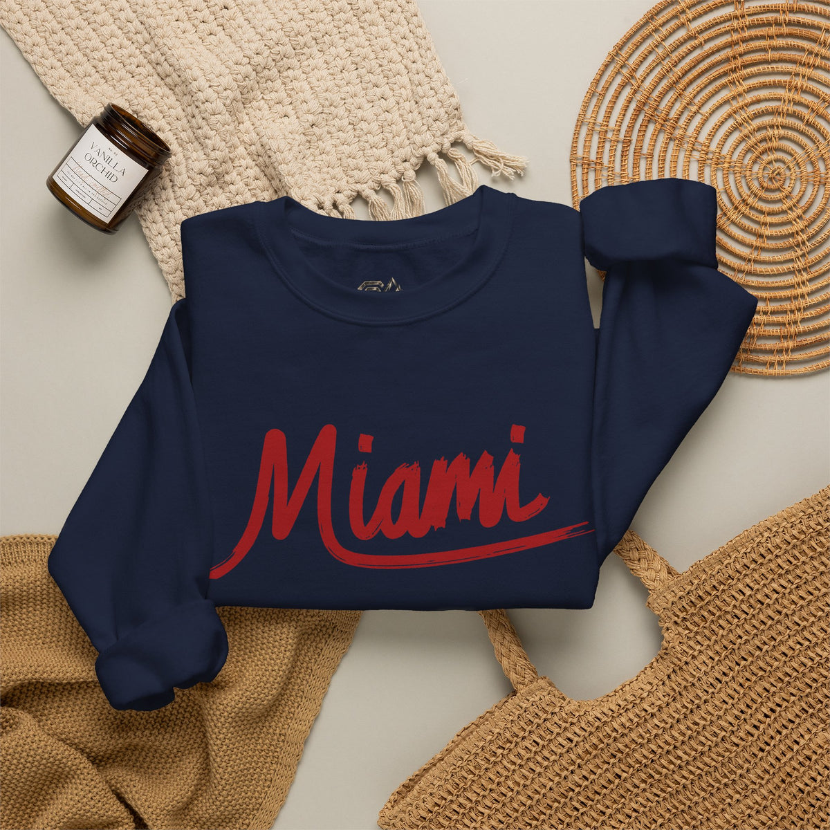 Miami Sweatshirt Premium Design SKIALFA Unisex