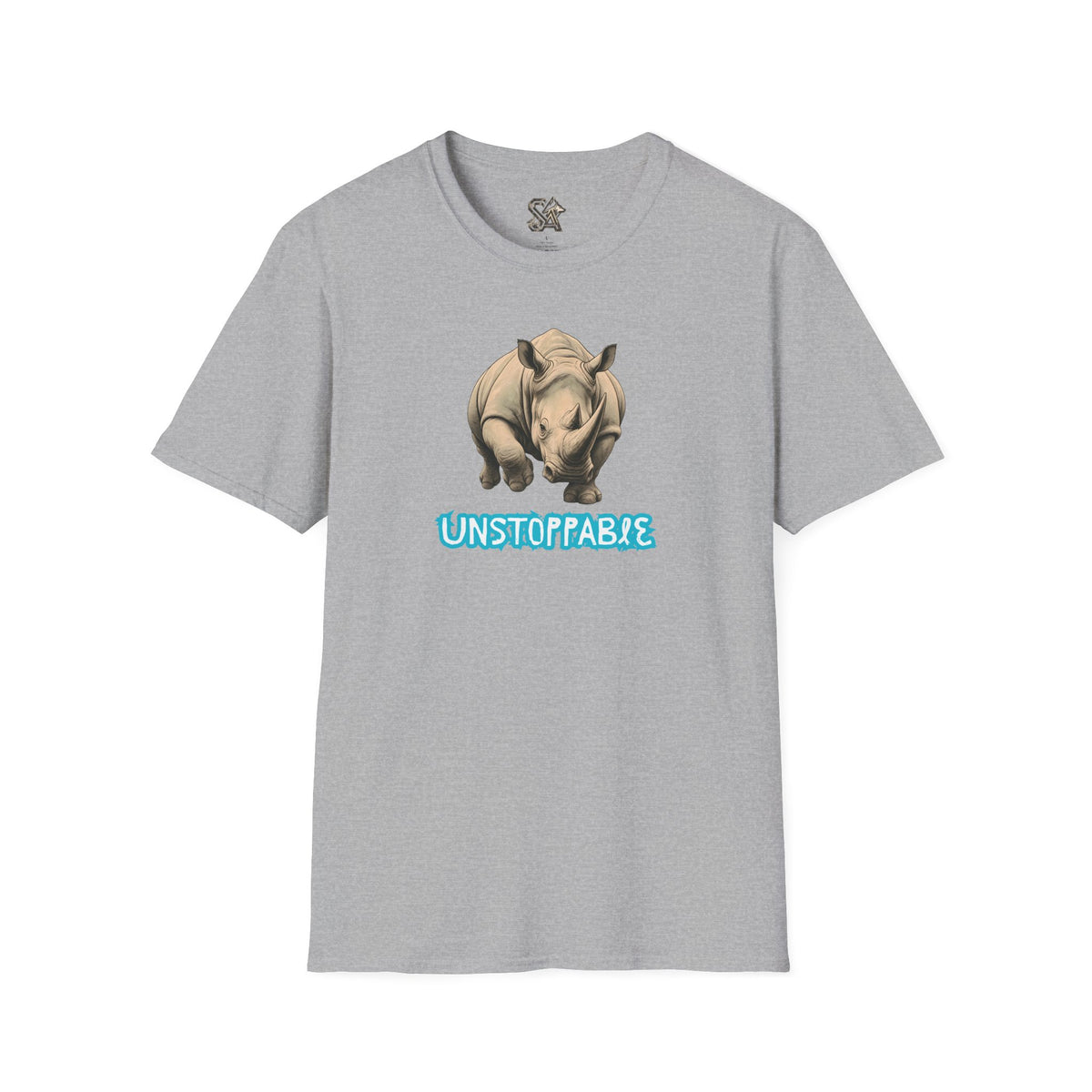 UNSTOPPABLE Rhino T-Shirt Premium Design SKIALFA Unisex