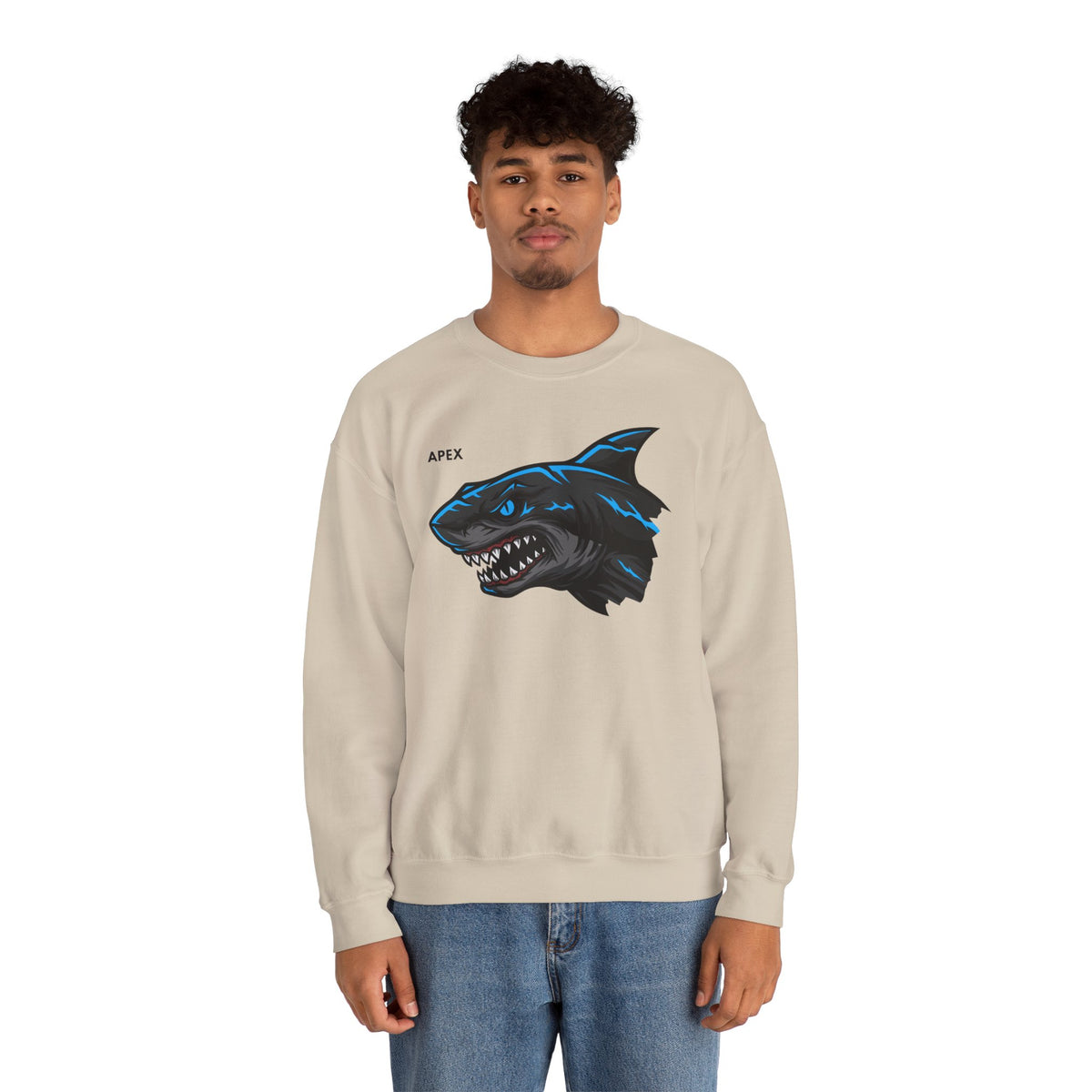 APEX Shark Sweatshirt Premium Design SKIALFA Unisex