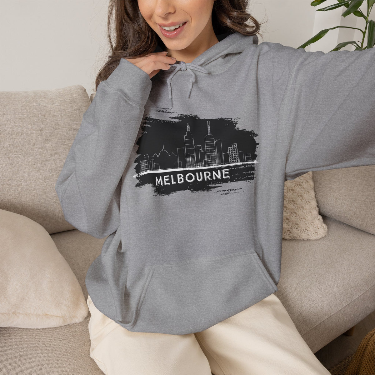 MELBOURNE Hoodie Premium Design SKIALFA Unisex