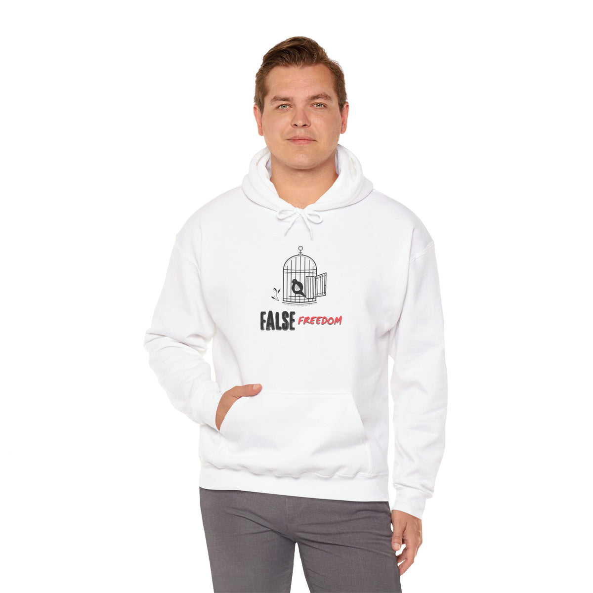 FALSE FREEDOM Hoodie Premium Design SKIALFA Unisex