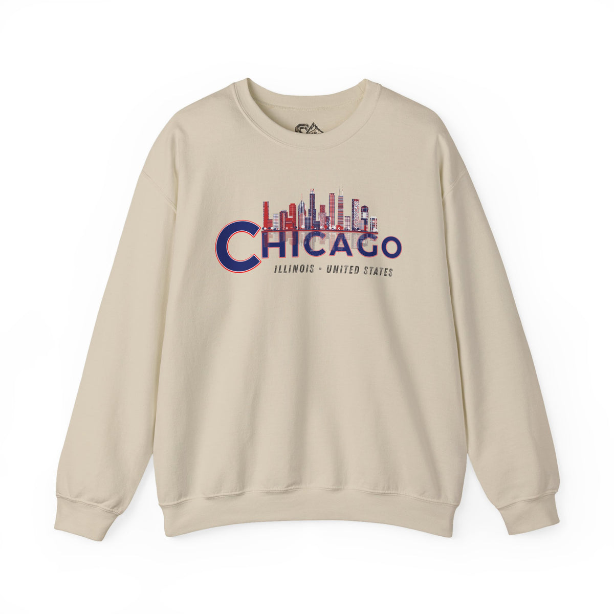 Chicago Sweatshirt Premium Design SKIALFA Unisex