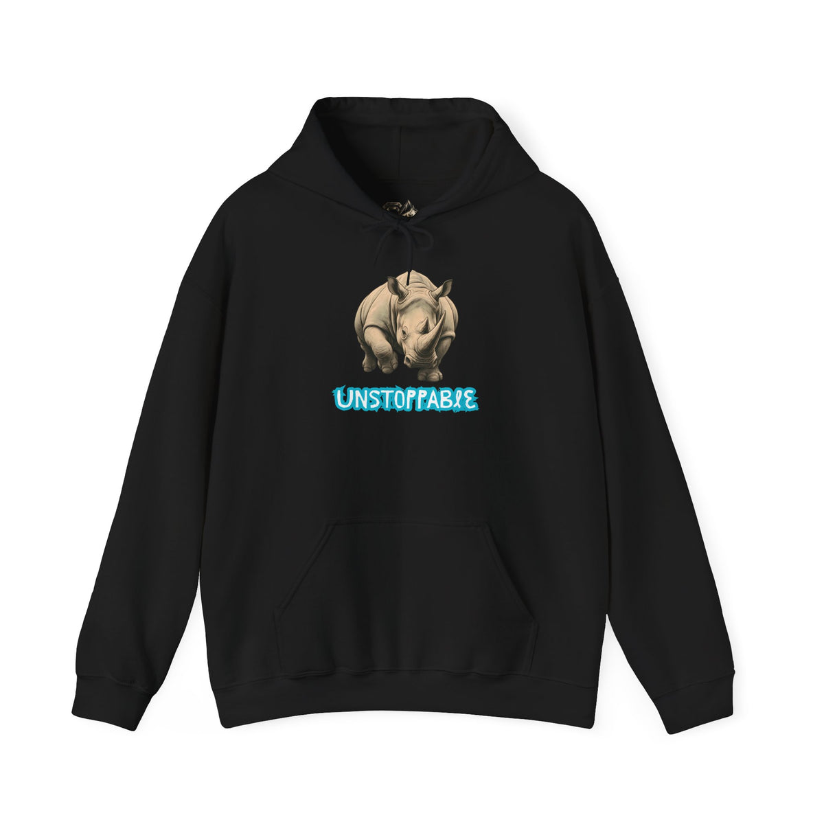 UNSTOPPABLE Rhino Hoodie Premium Design SKIALFA Unisex