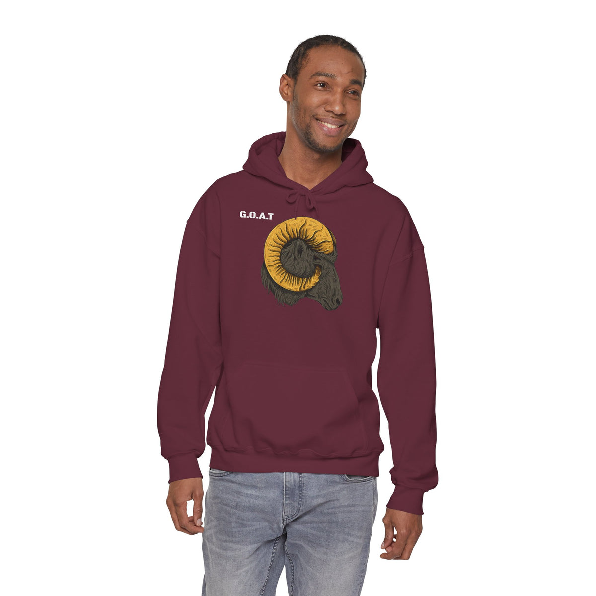 GOAT Head Goat Hoodie Premium Design SKIALFA Unisex