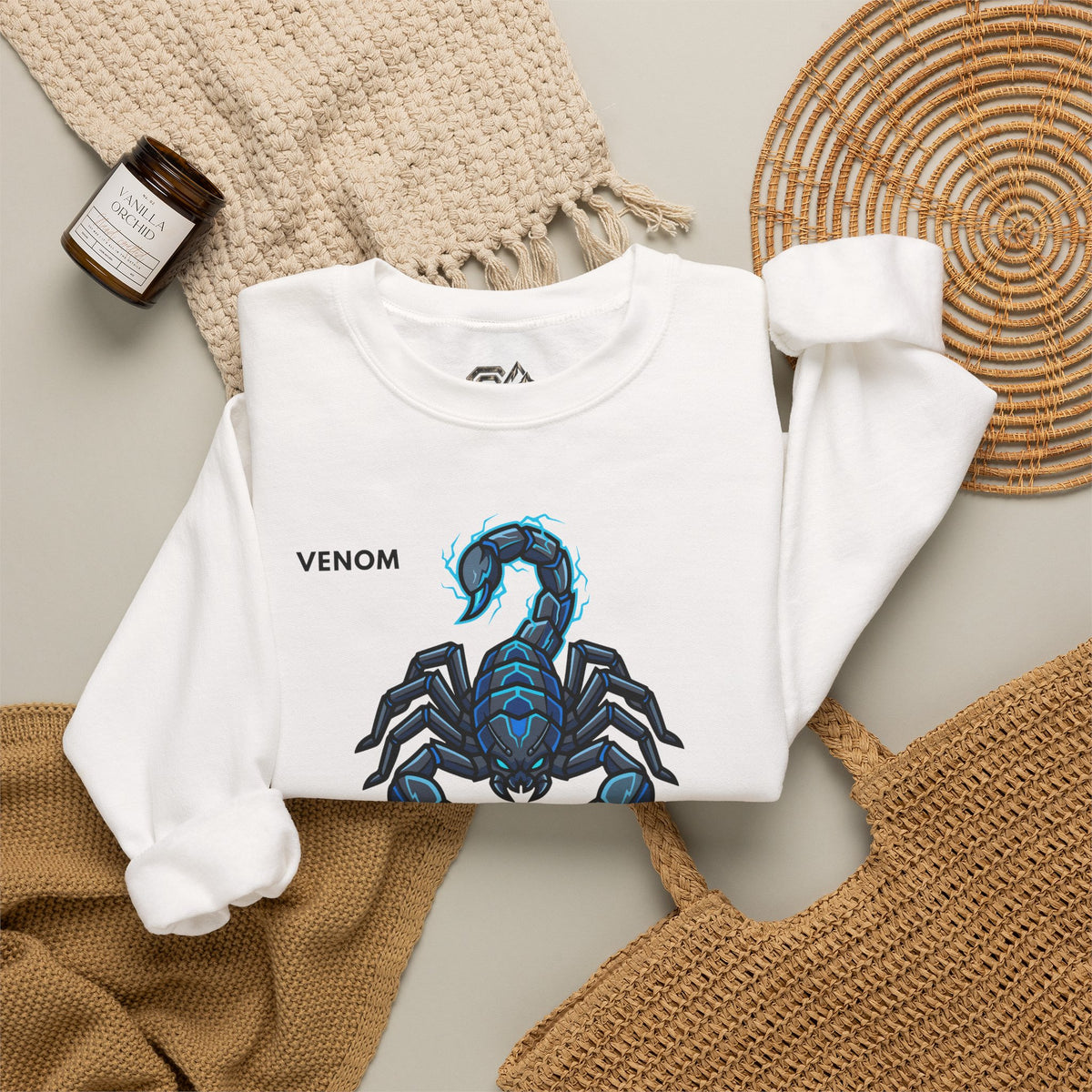 VENOM Scorpion Sweatshirt Premium Design SKIALFA Unisex