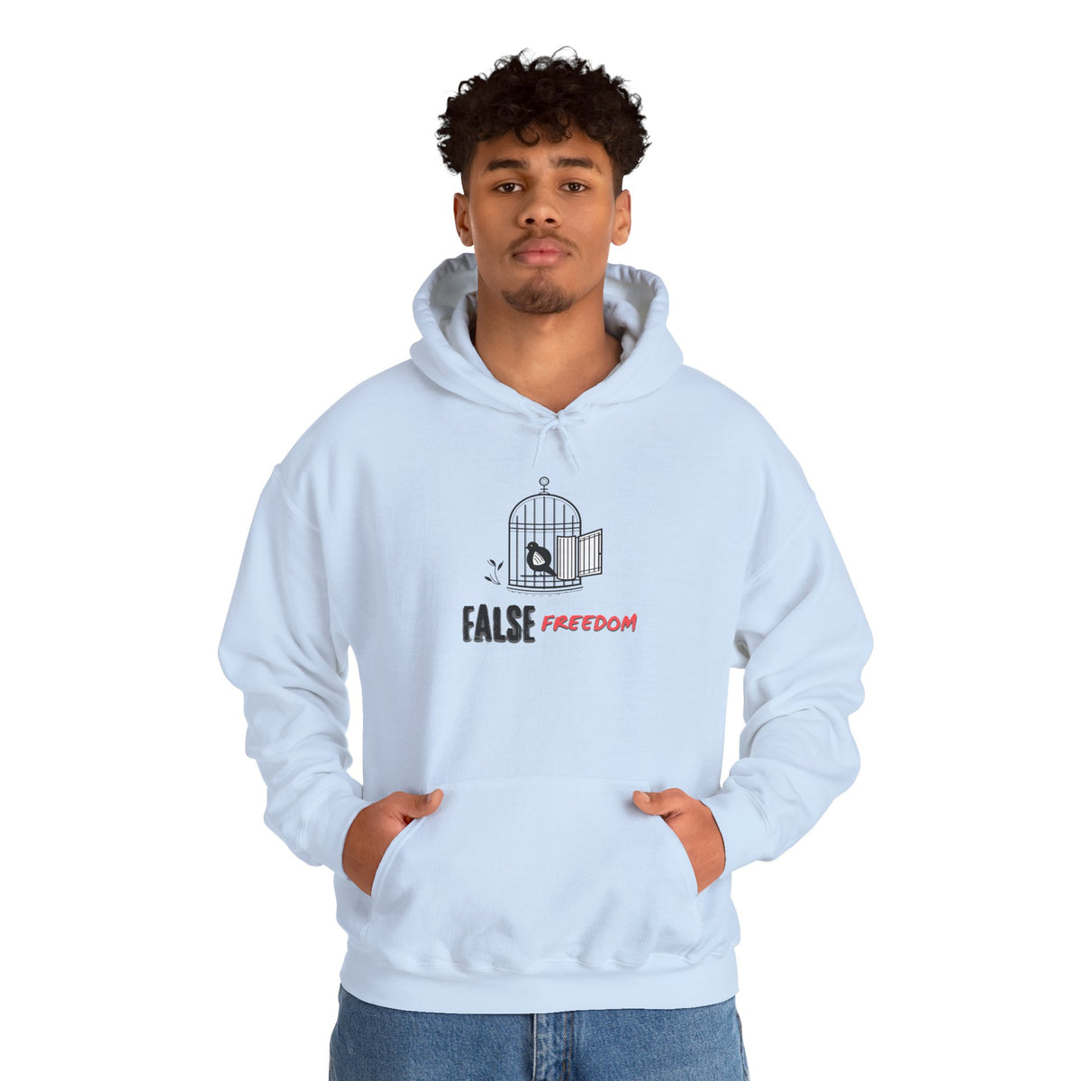 FALSE FREEDOM Hoodie Premium Design SKIALFA Unisex