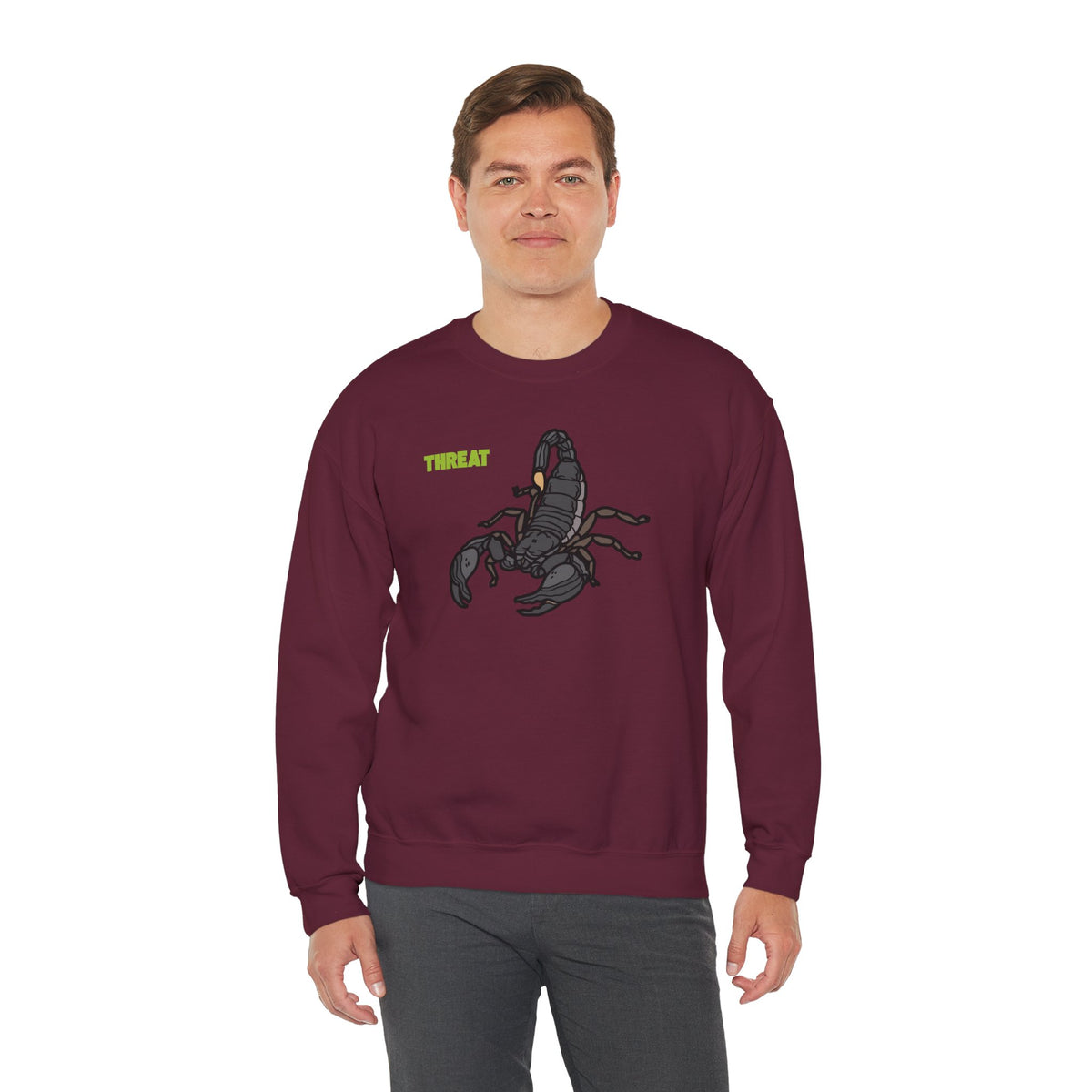 THREAT Scorpion Sweatshirt Premium Design SKIALFA Unisex