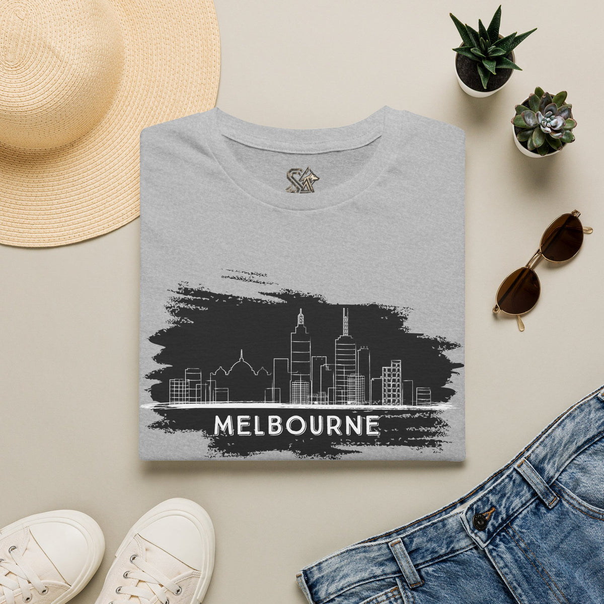 MELBOURNE Australia T-Shirt Premium Design SKIALFA Unisex