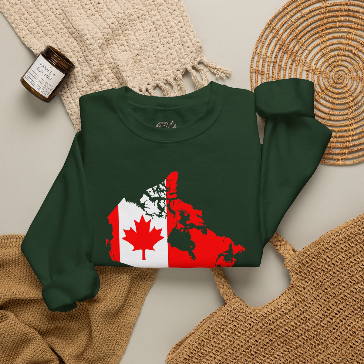 Canada Maple Sweatshirt Premium Design SKIALFA Unisex