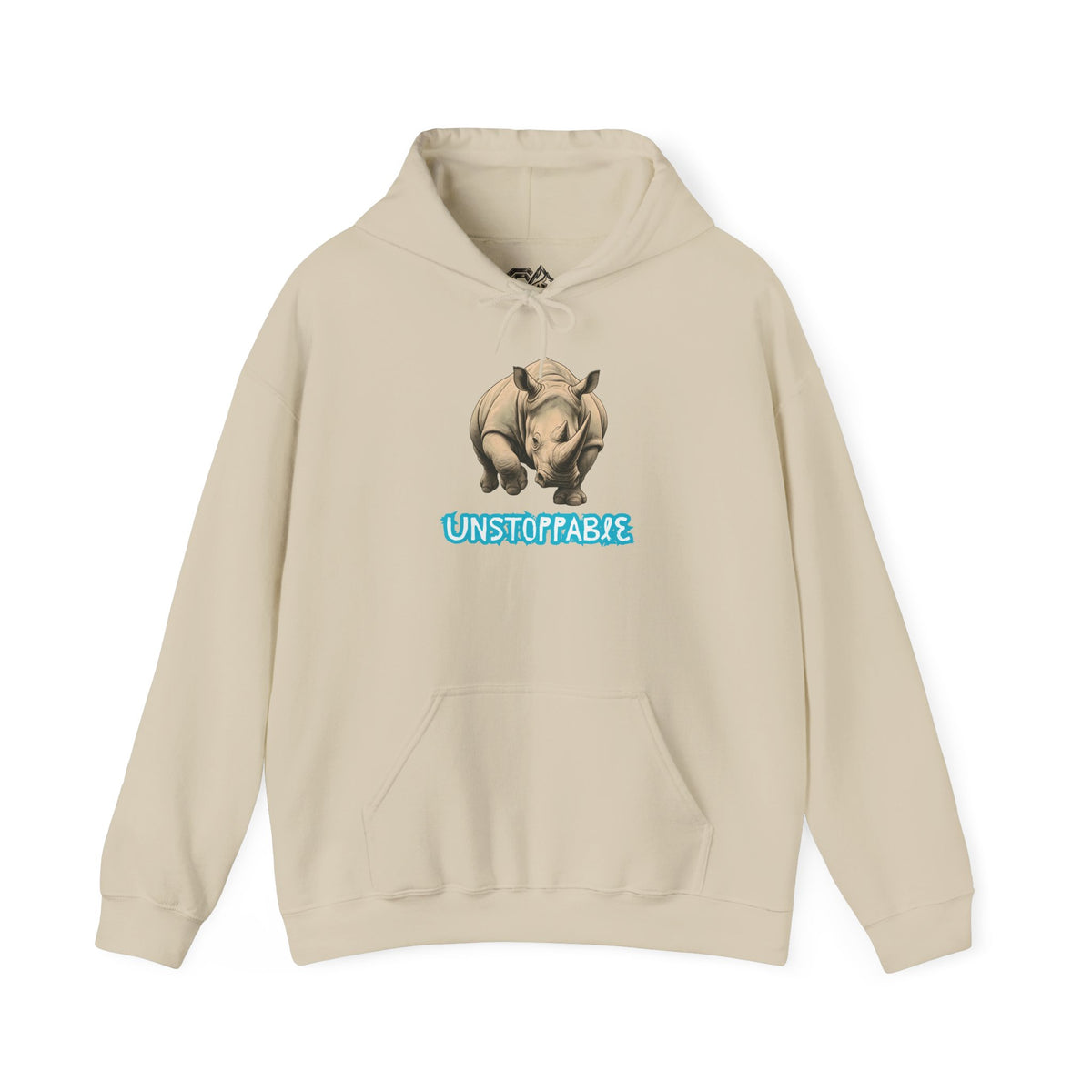 UNSTOPPABLE Rhino Hoodie Premium Design SKIALFA Unisex