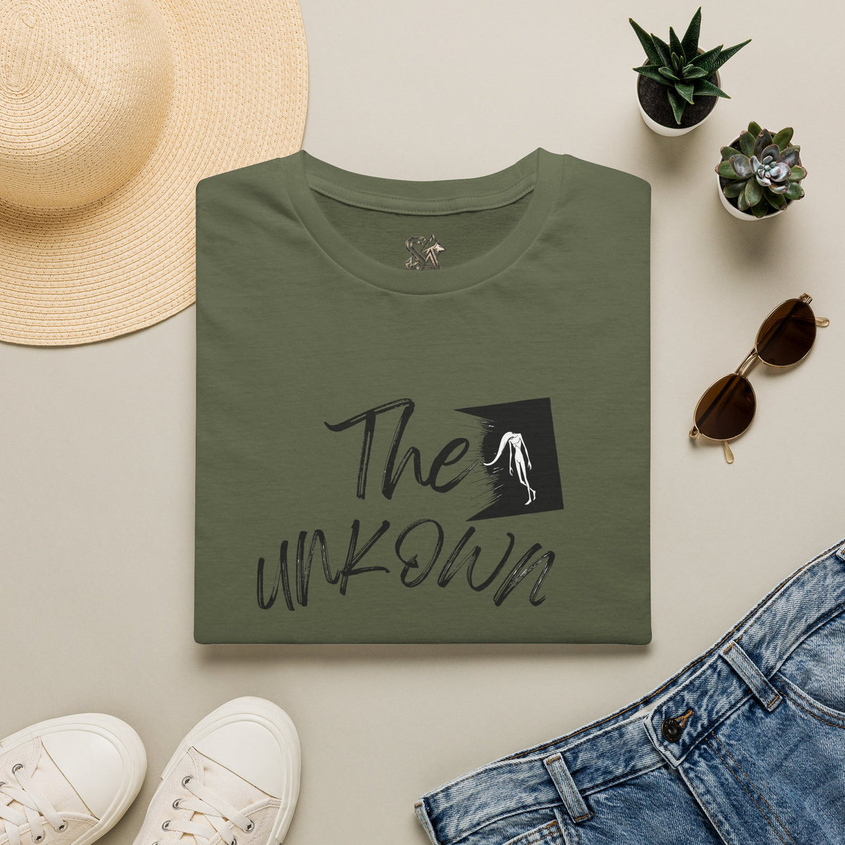 THE UNKOWN T-Shirt Premium Design SKIALFA Unisex