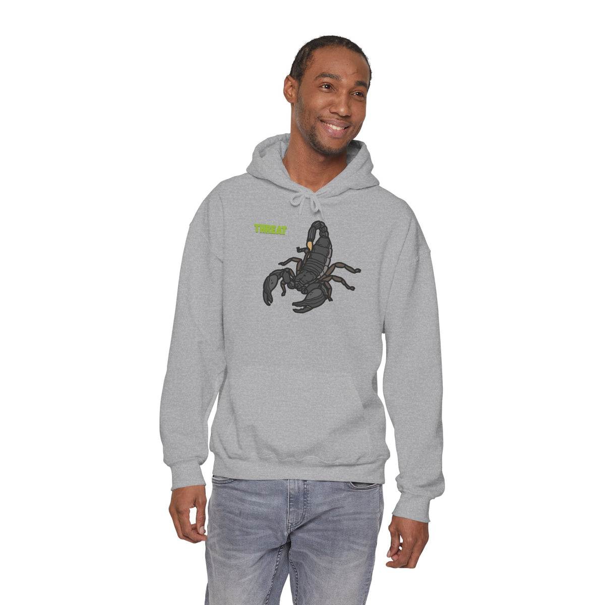THREAT Scorpion Hoodie Premium Design SKIALFA Unisex