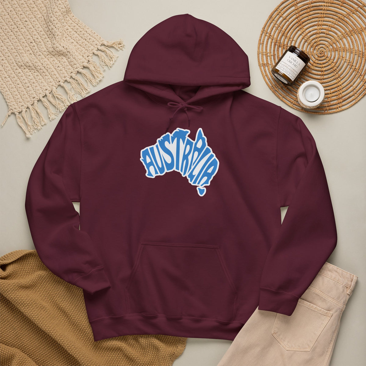 AUSTRALIA Hoodies Premium Design SKIALFA Unisex