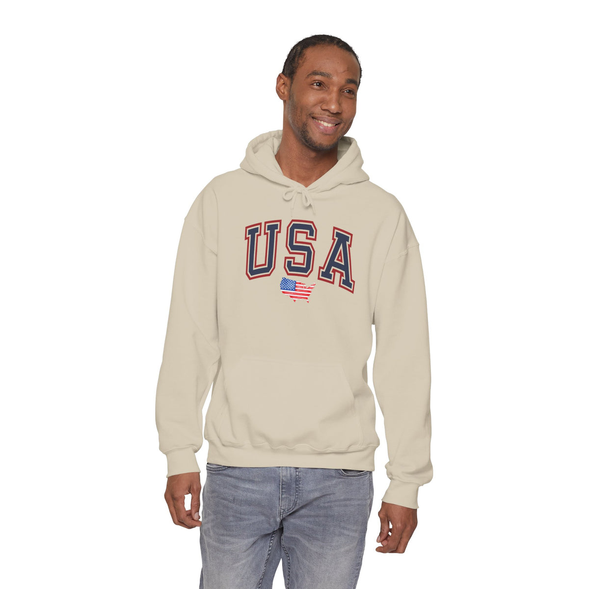USA Hoodie Premium Design SKIALFA Unisex