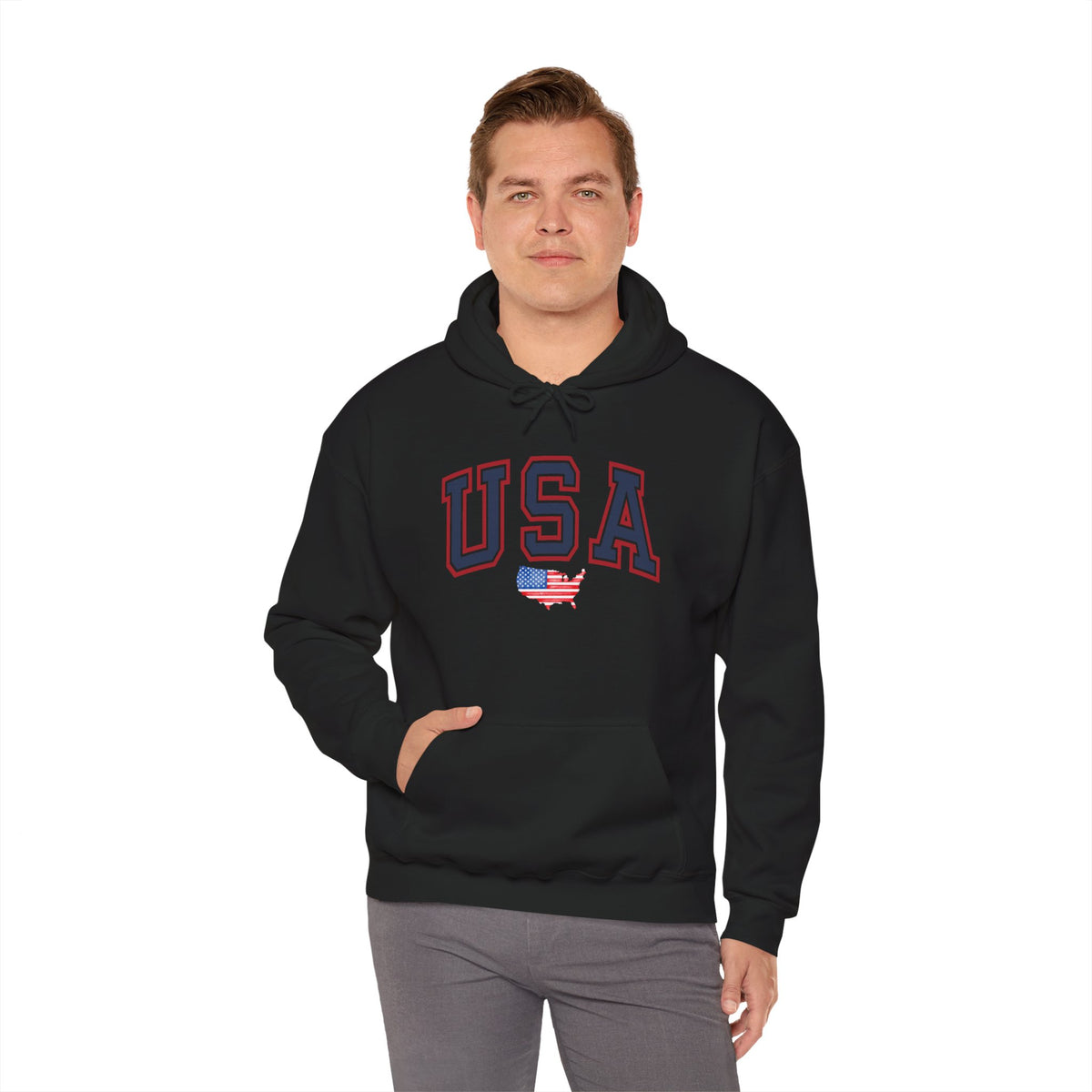 USA Hoodie Premium Design SKIALFA Unisex