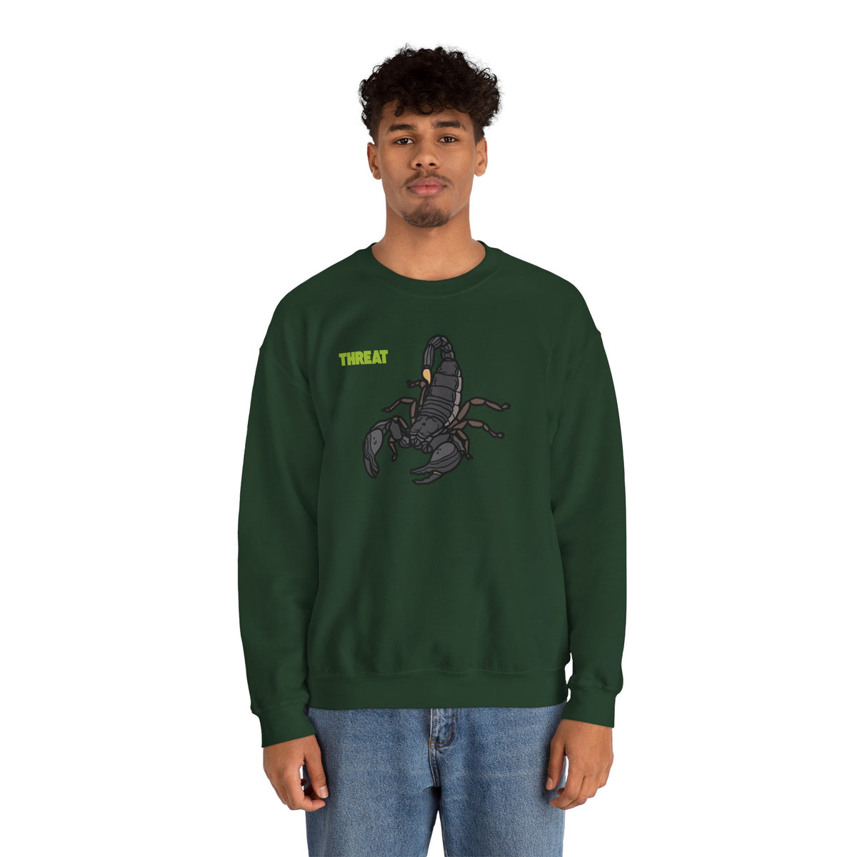 THREAT Scorpion Sweatshirt Premium Design SKIALFA Unisex