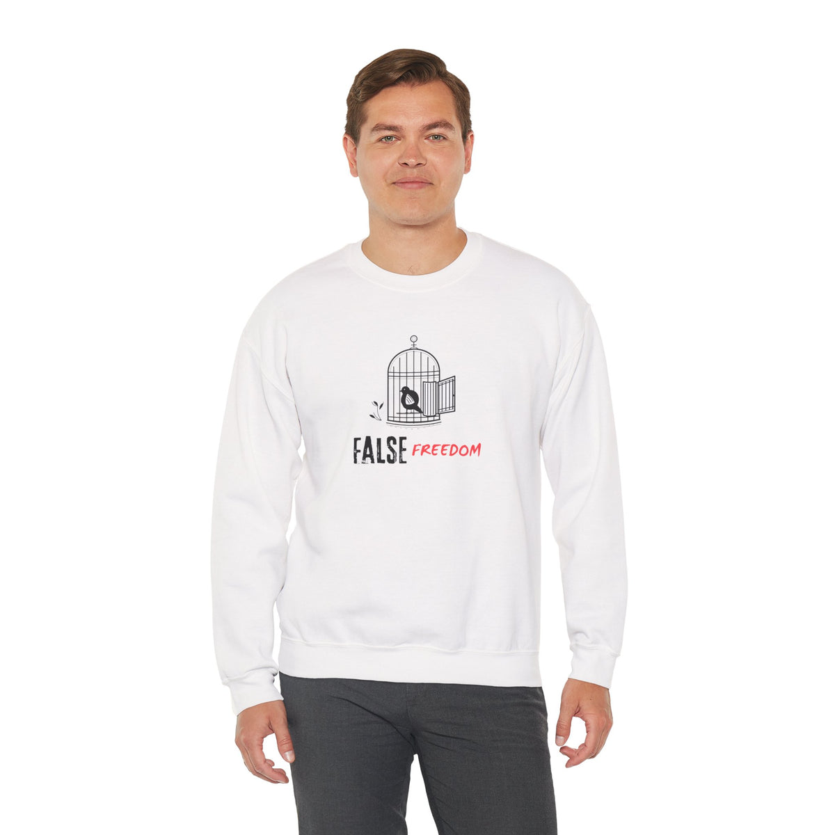 FALSE FREEDOM Sweatshirt Premium Design SKIALFA Unisex