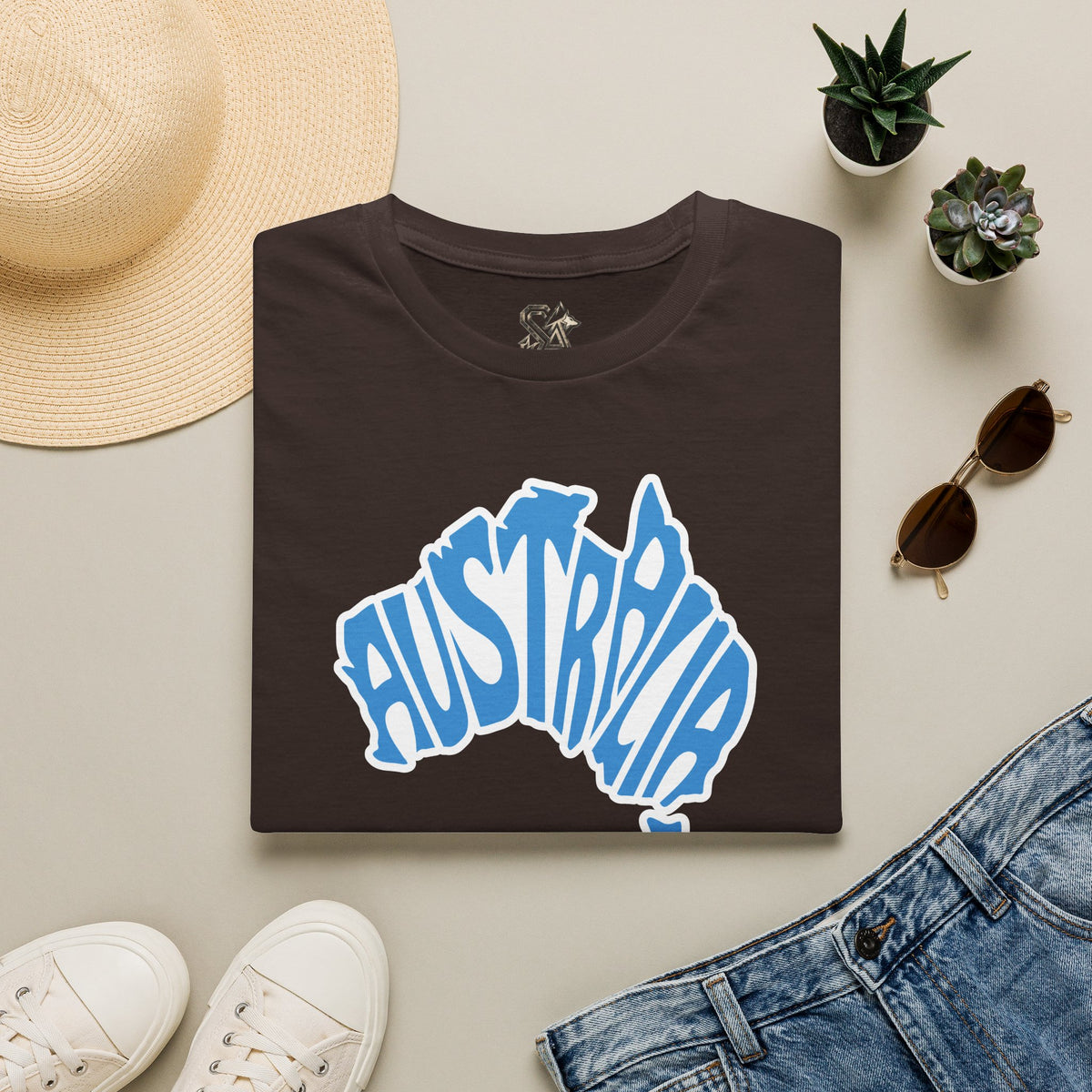 Australia Graphic T-Shirt Premium Design SKIALFA Unisex