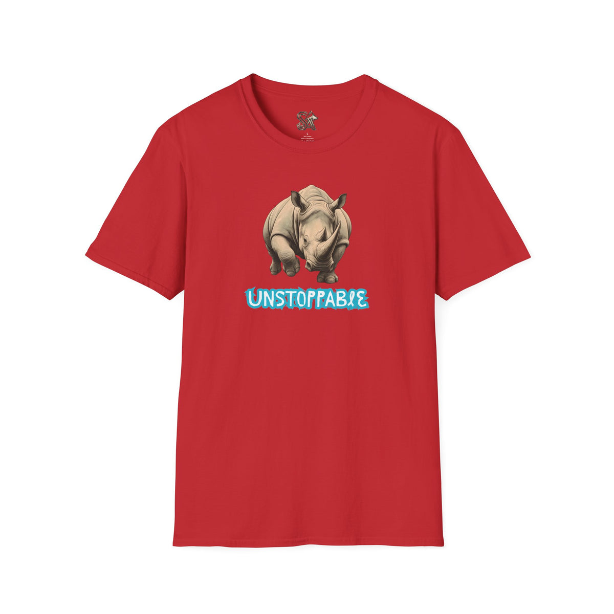 UNSTOPPABLE Rhino T-Shirt Premium Design SKIALFA Unisex