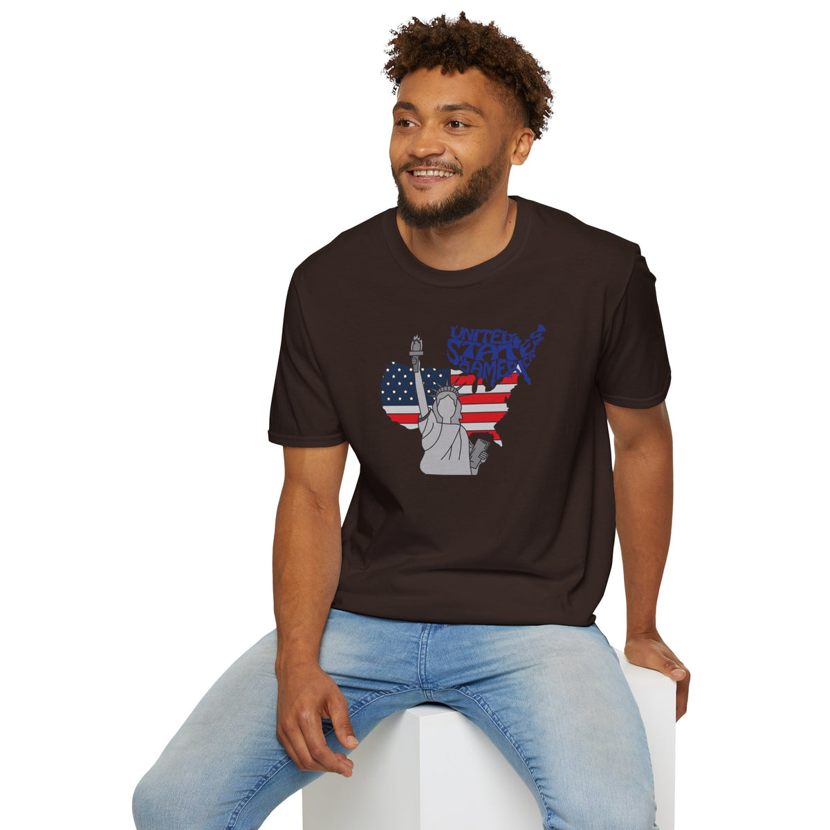 United States America T-Shirt Premium Design SKIALFA Unisex