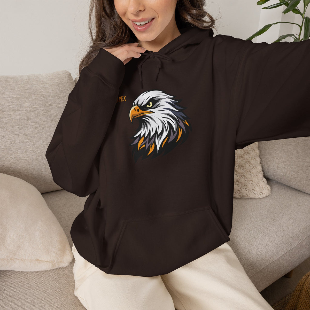 APEX Eagle Hoodie Premium Design SKIALFA Unisex