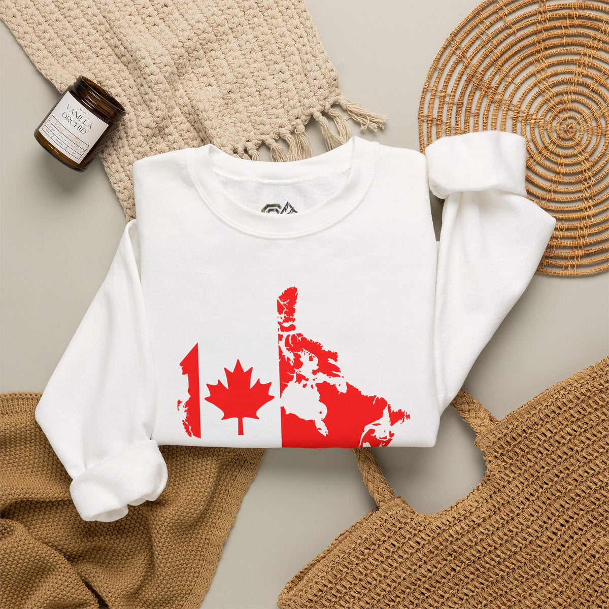 Canada Maple Sweatshirt Premium Design SKIALFA Unisex